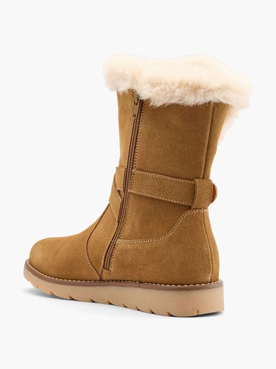 hush puppies kolena vysoké boot beige deichmann