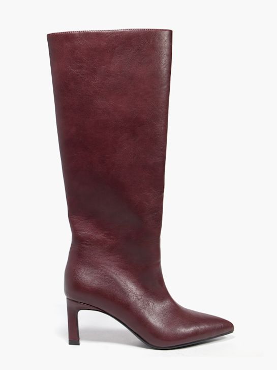 molo kolena vysoké boot vínová deichmann