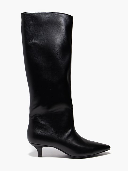 molo kolena vysoké boot Černá deichmann