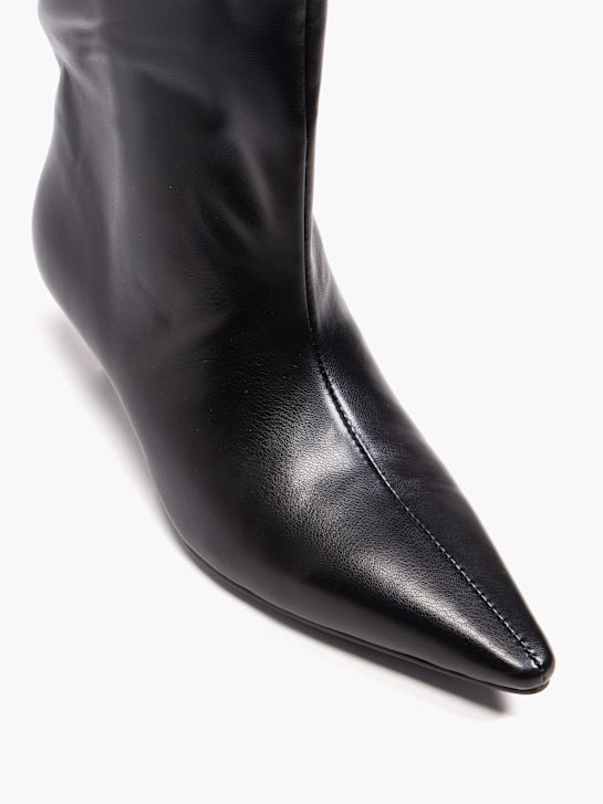 molo kolena vysoké boot Černá deichmann