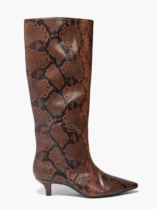 molo kolena vysoké boot hnědá deichmann