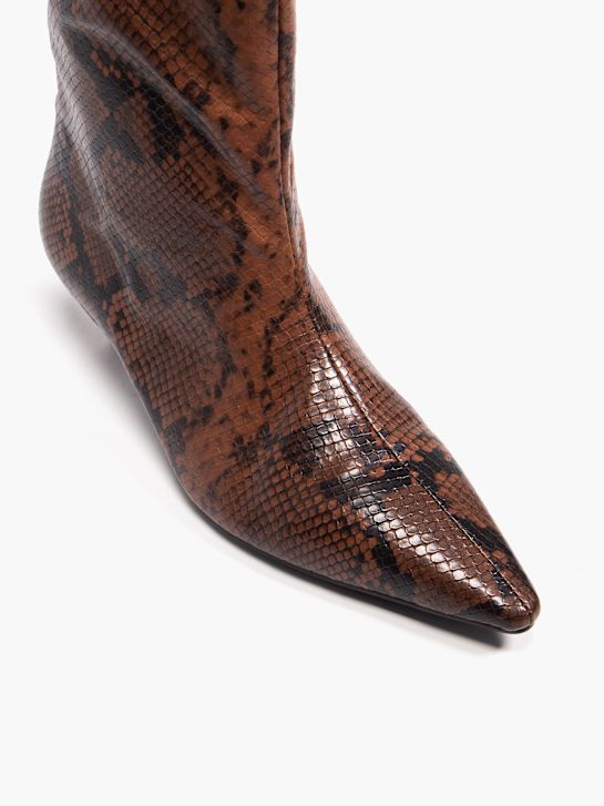 molo kolena vysoké boot hnědá deichmann
