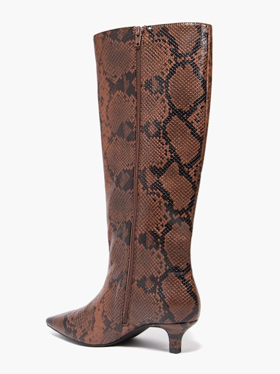 molo kolena vysoké boot hnědá deichmann
