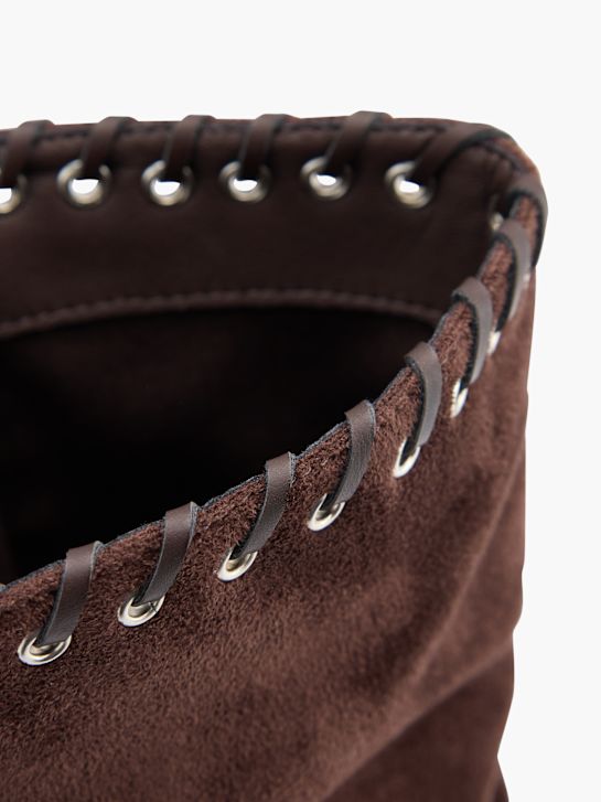molo kolena vysoké boot hnědá deichmann