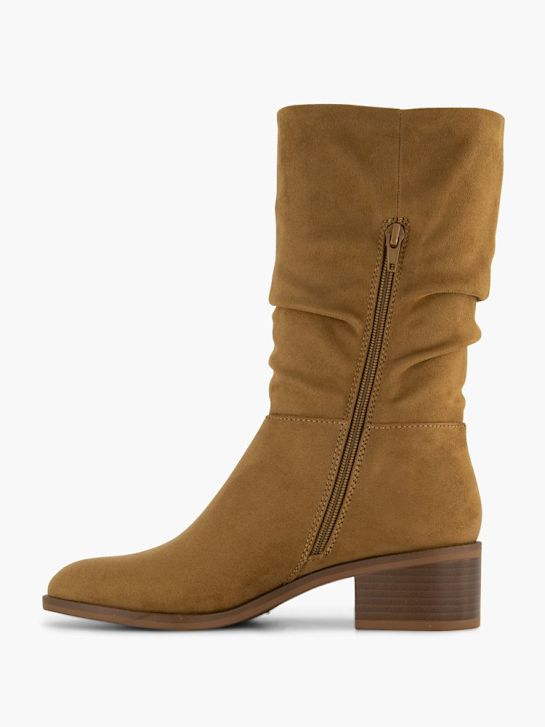 graceland kolena vysoké boot hnědá deichmann