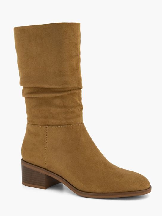 graceland kolena vysoké boot hnědá deichmann