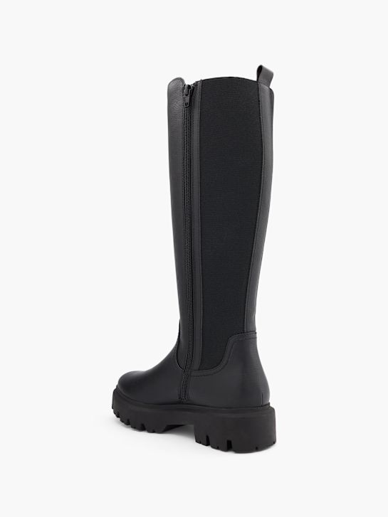 graceland kolena vysoké boot Černá deichmann