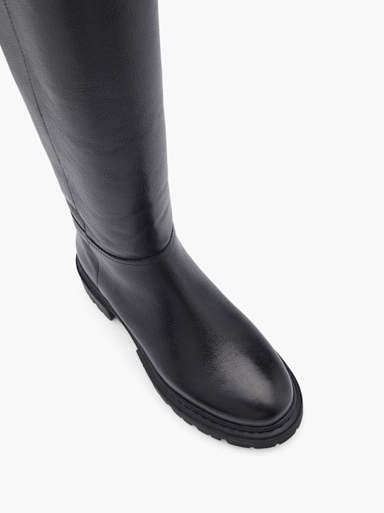 5th avenue kolena vysoké boot Černá deichmann