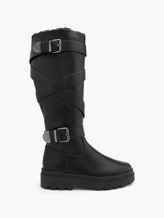 buffalo kolena vysoké boot Černá deichmann