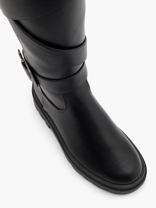 buffalo kolena vysoké boot Černá deichmann