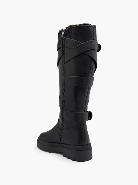 buffalo kolena vysoké boot Černá deichmann