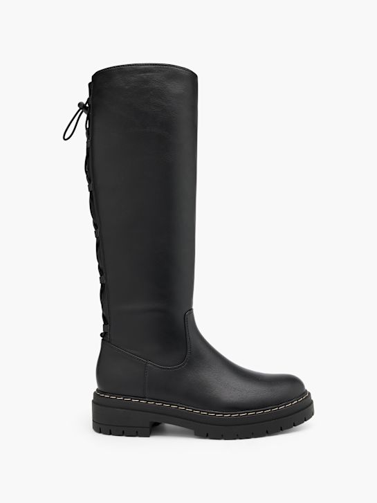 graceland kolena vysoké boot Černá deichmann