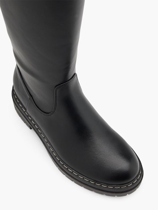 graceland kolena vysoké boot Černá deichmann