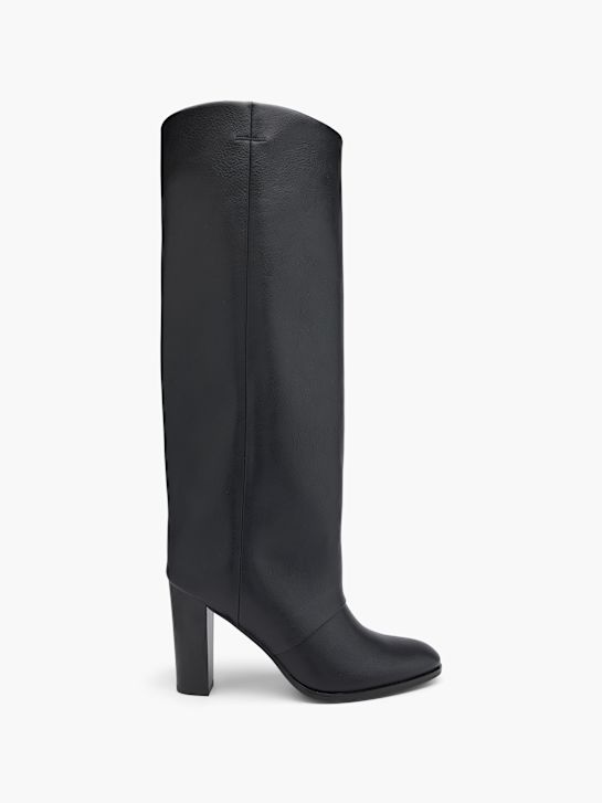 molo kolena vysoké boot Černá deichmann