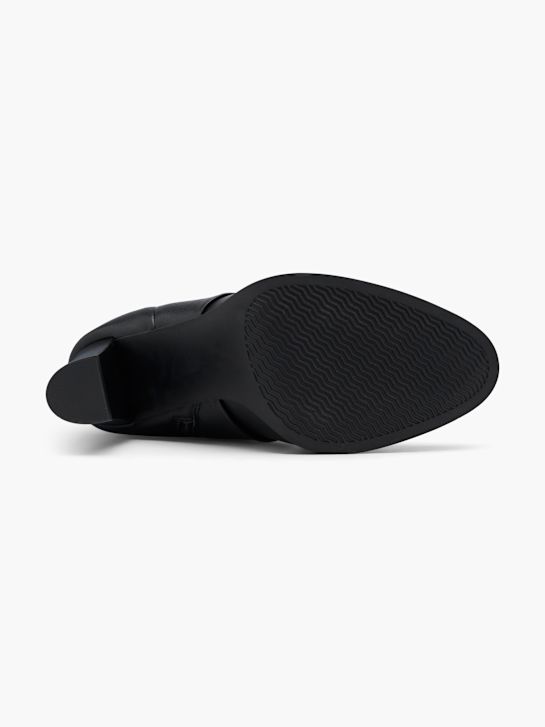 molo kolena vysoké boot Černá deichmann