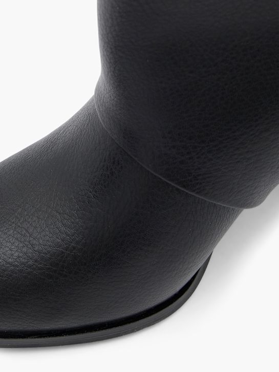 molo kolena vysoké boot Černá deichmann
