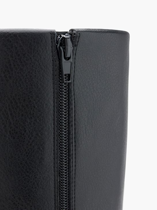 molo kolena vysoké boot Černá deichmann