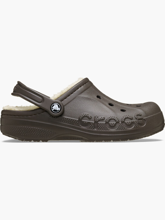 crocs baya lined clog olivový deichmann