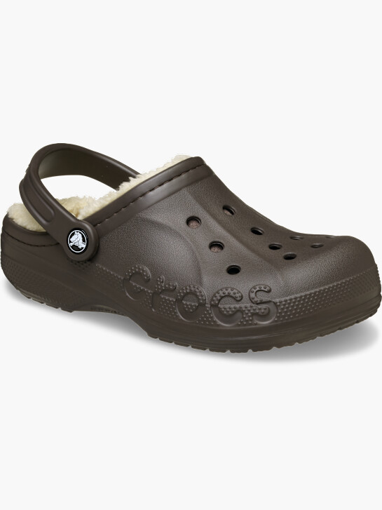 crocs baya lined clog olivový deichmann