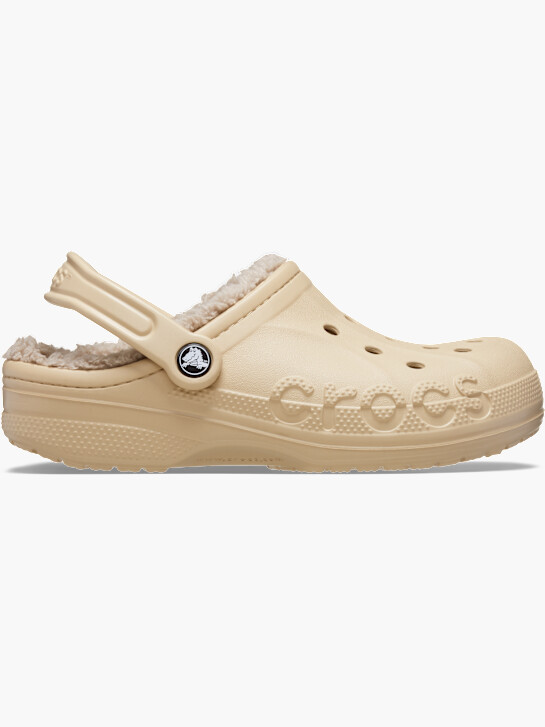 crocs baya lined clog béžová deichmann