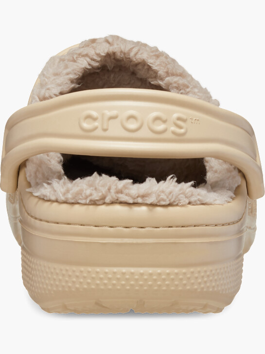 crocs baya lined clog béžová deichmann