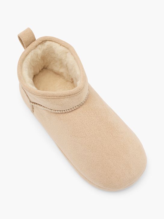casa mia uzavřen-zpátky papuče béžové deichmann