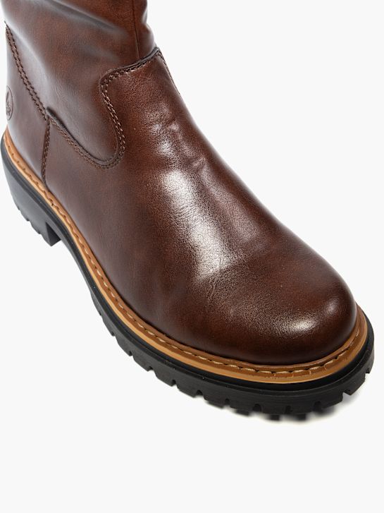 rieker kolena vysoké boot hnědá deichmann
