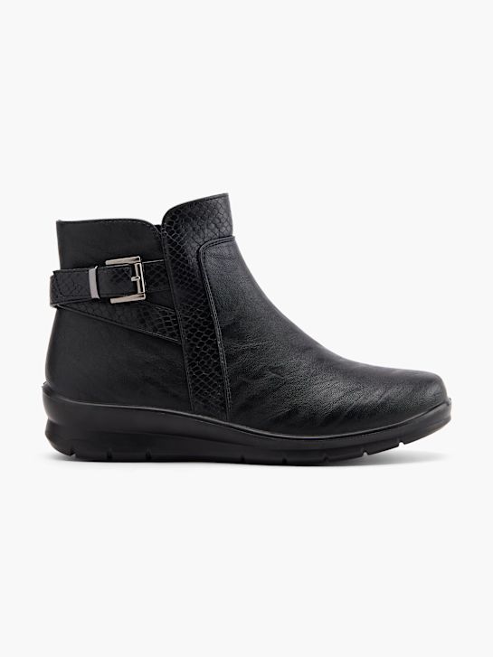 easy street boot Černá deichmann