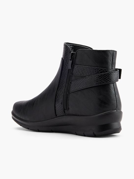 easy street boot Černá deichmann