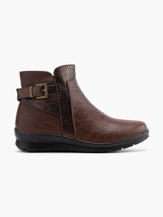 easy street boot hnědá deichmann
