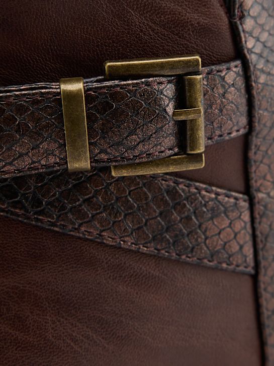 easy street boot hnědá deichmann
