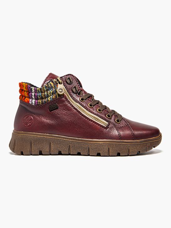 rieker šněrovací bota bordeaux deichmann