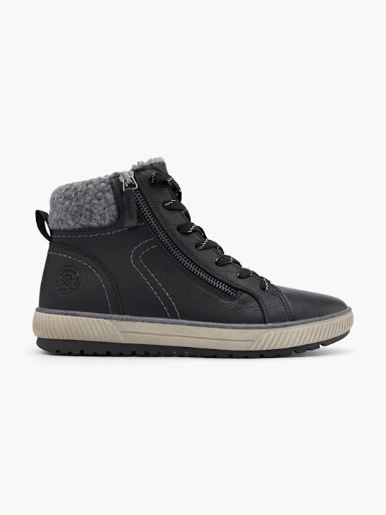 easy street krajka-up boot Černá deichmann