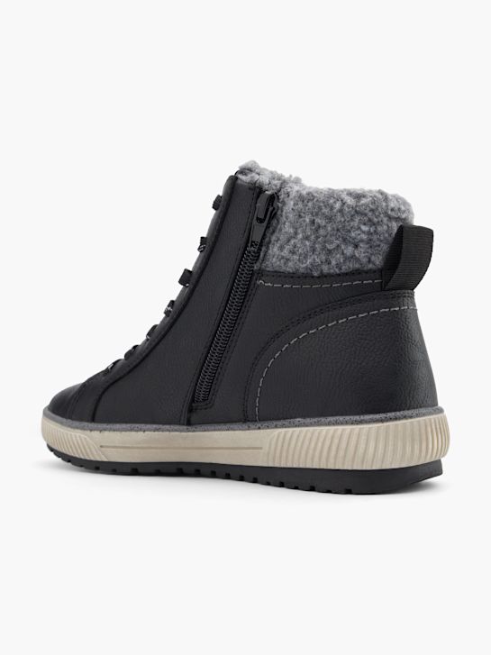 easy street krajka-up boot Černá deichmann