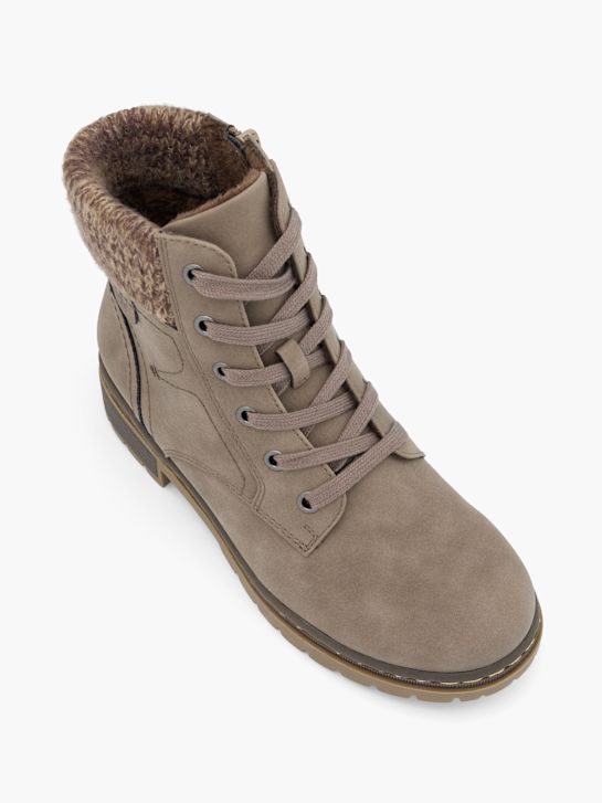 easy street krajka-up boot taupe deichmann
