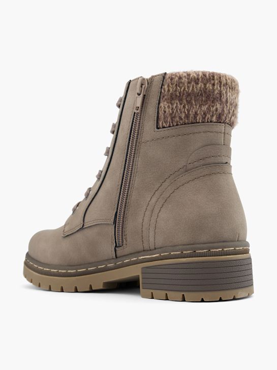 easy street krajka-up boot taupe deichmann