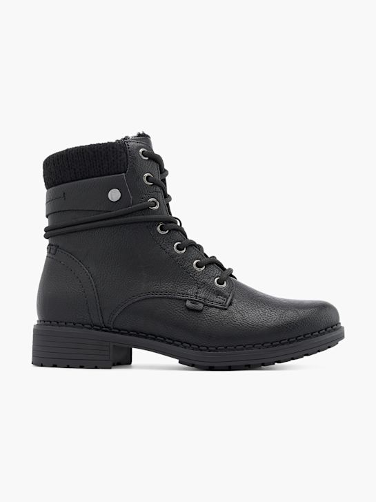 easy street krajka-up boot Černá deichmann
