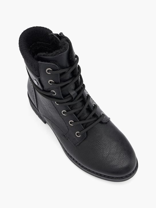 easy street krajka-up boot Černá deichmann