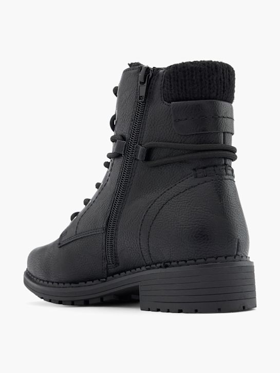 easy street krajka-up boot Černá deichmann