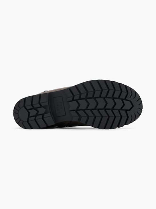 easy street krajka-up boot hnědá deichmann
