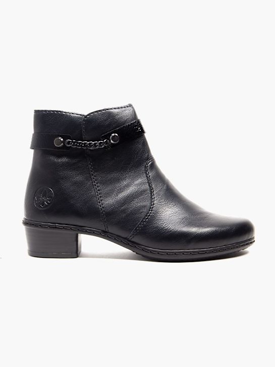 rieker klasický kotník boot Černá deichmann