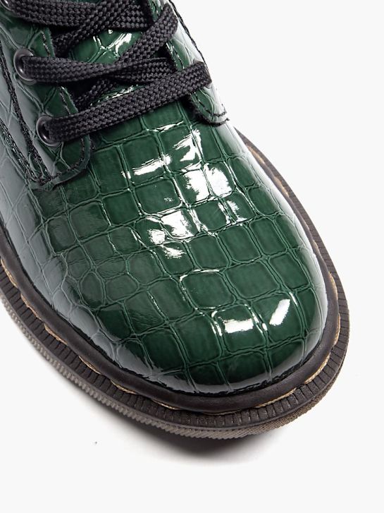 rieker šněrovací bota zelená deichmann