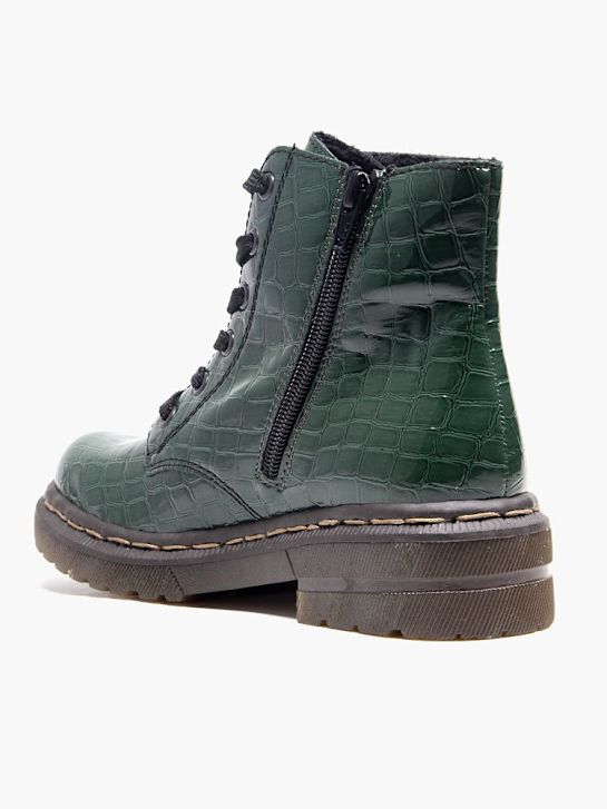 rieker šněrovací bota zelená deichmann