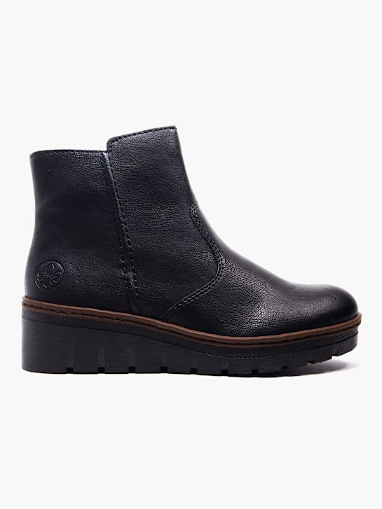 rieker klasický kotník boot Černá deichmann