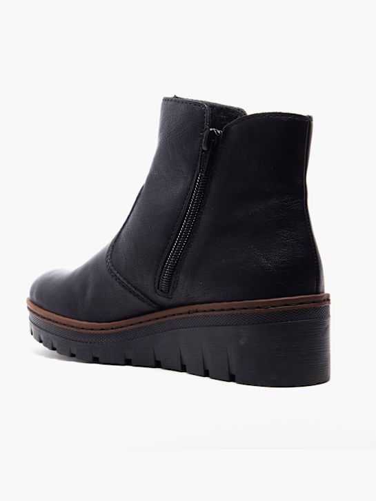 rieker klasický kotník boot Černá deichmann