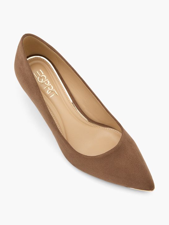 esprit pata hnědá deichmann