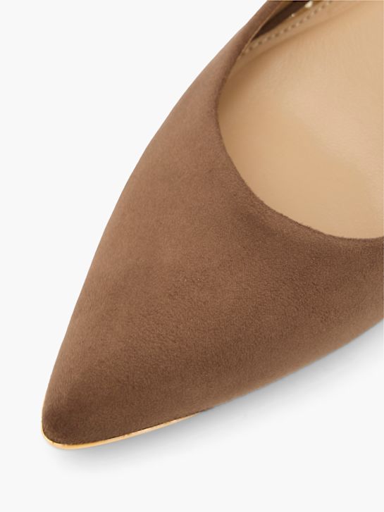 esprit pata hnědá deichmann