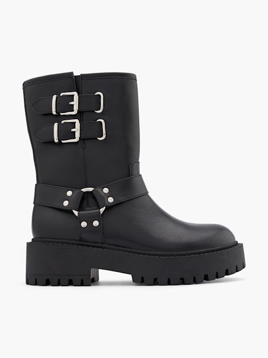 molo biker boot Černá deichmann