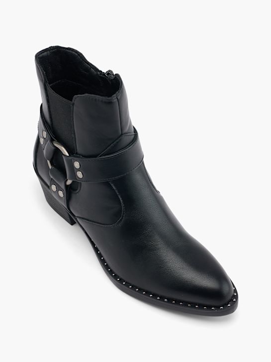 graceland kovboj boot Černá deichmann
