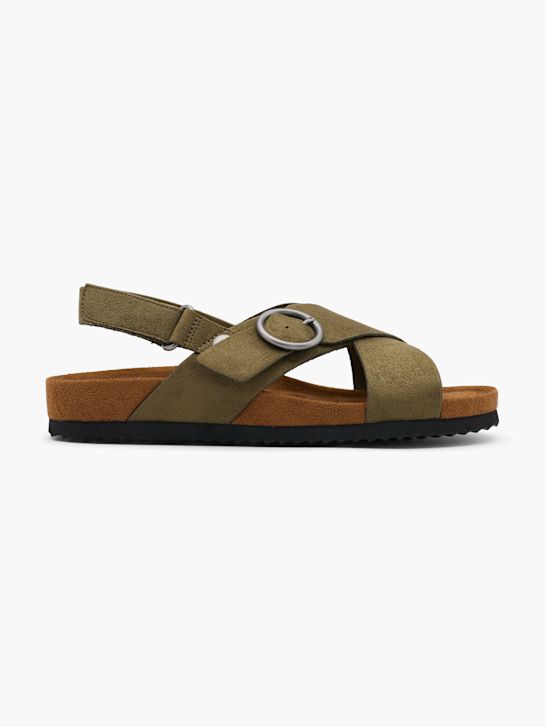 graceland sandal khaki deichmann